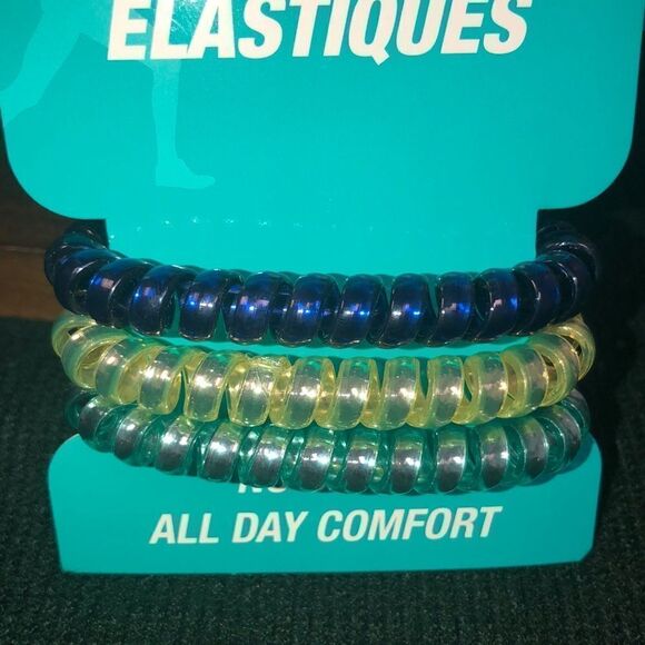 Jelly Spirals set of 3 No Snag All Day Comfort Hair Ties - Picture 2 of 3